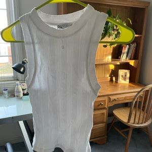 White M Zara Top Business Casual